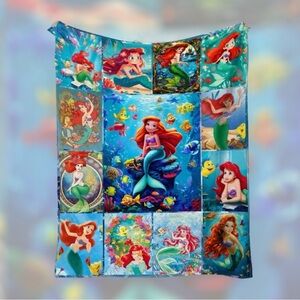 NIB Little Mermaid Fleece Blanket